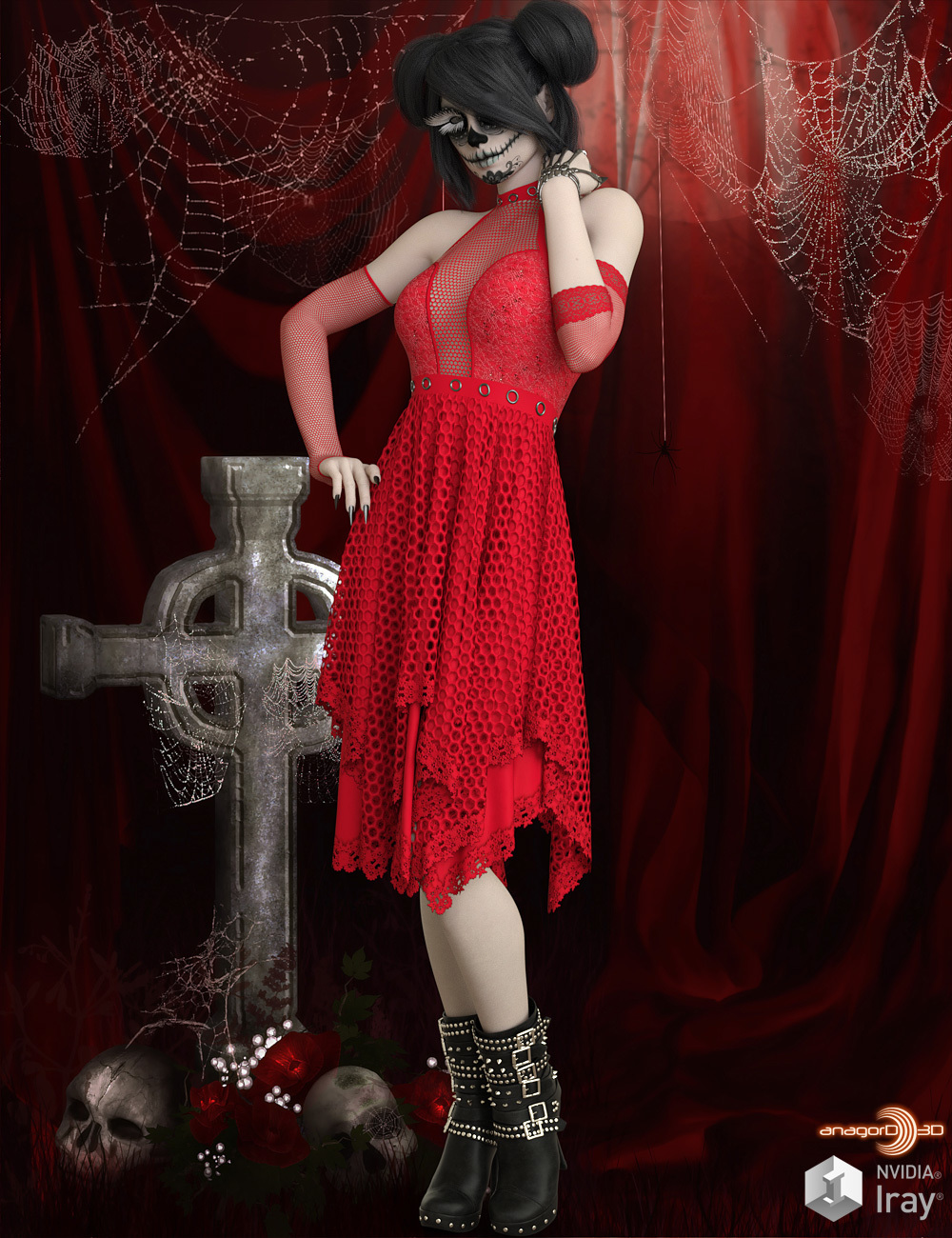 VERSUS - Goth N Bothered dForce outfit for G8F by N/A