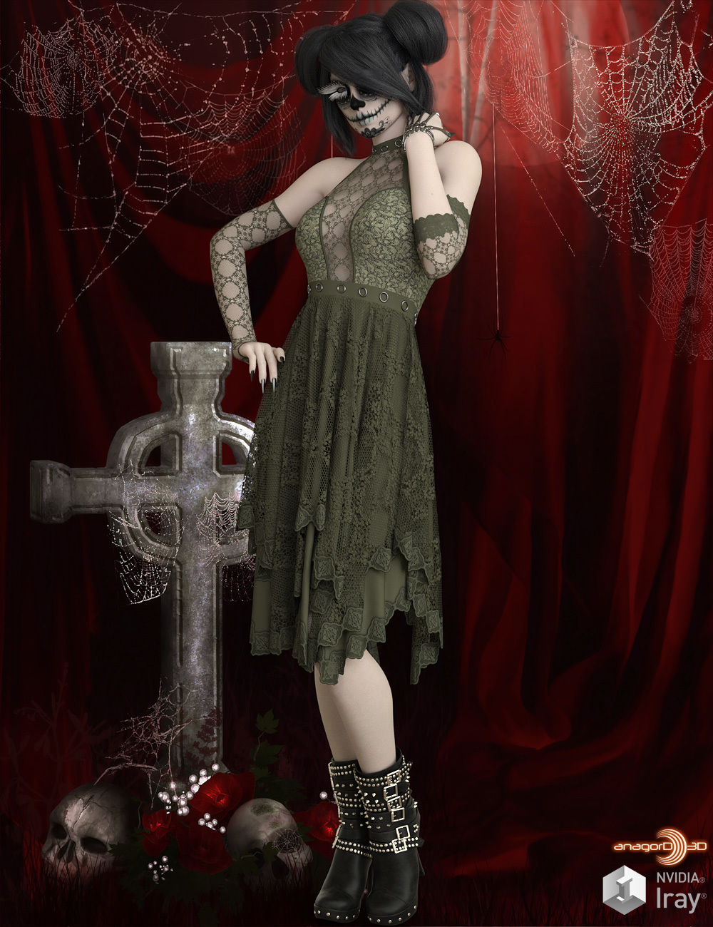 VERSUS - Goth N Bothered dForce outfit for G8F by N/A