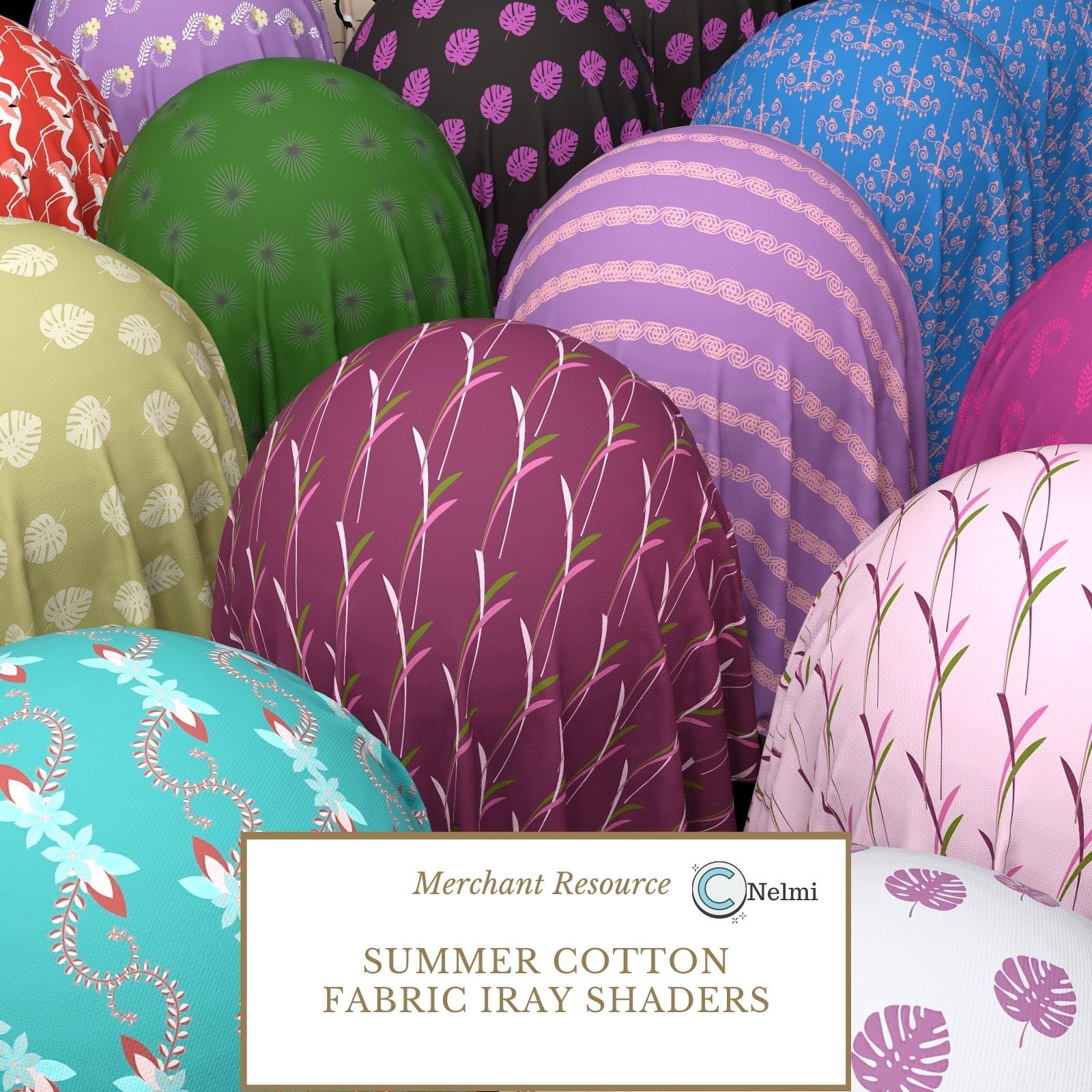 Summer Cotton Fabric Iray Shaders by N/A