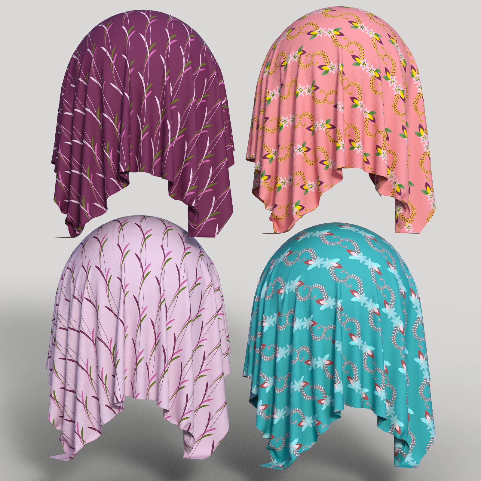 Summer Cotton Fabric Iray Shaders by N/A