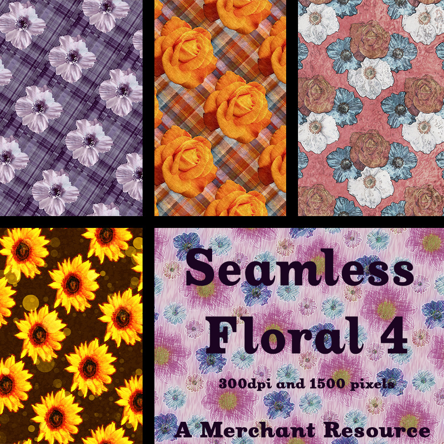 Seamless Floral 4 - Merchant Resource by N/A