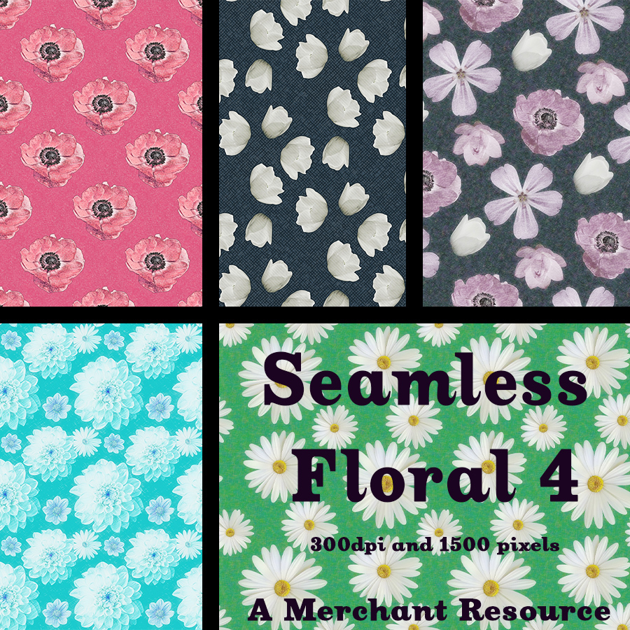Seamless Floral 4 - Merchant Resource by N/A