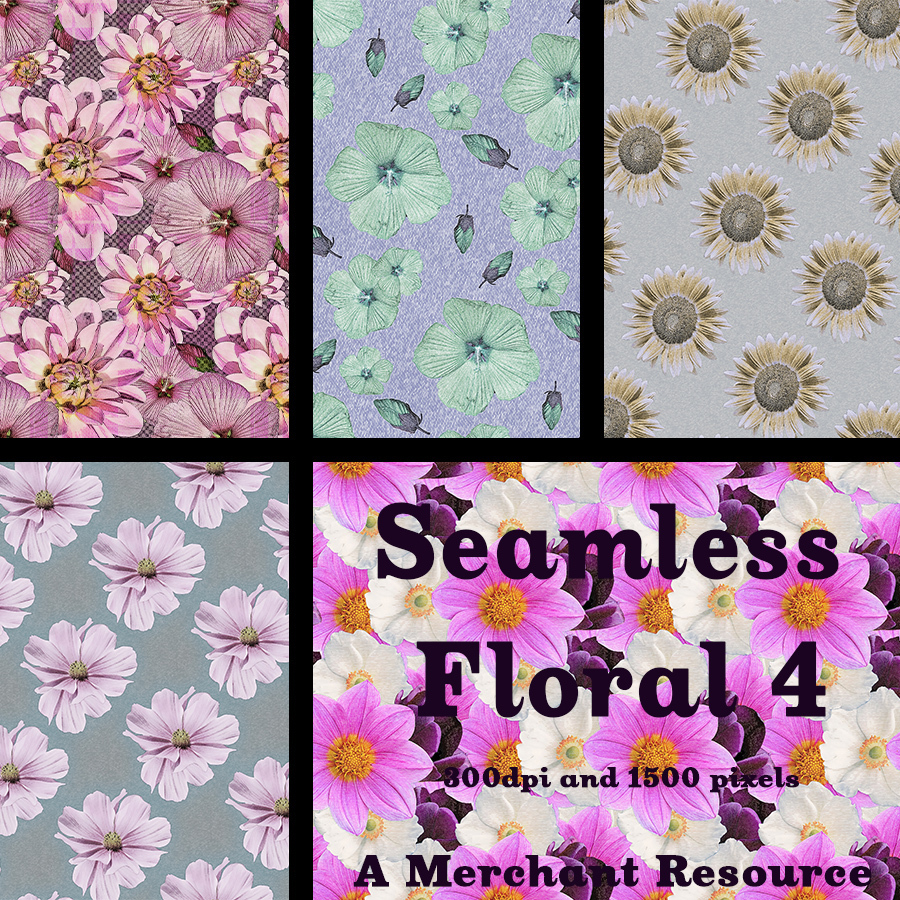 Seamless Floral 4 - Merchant Resource by N/A
