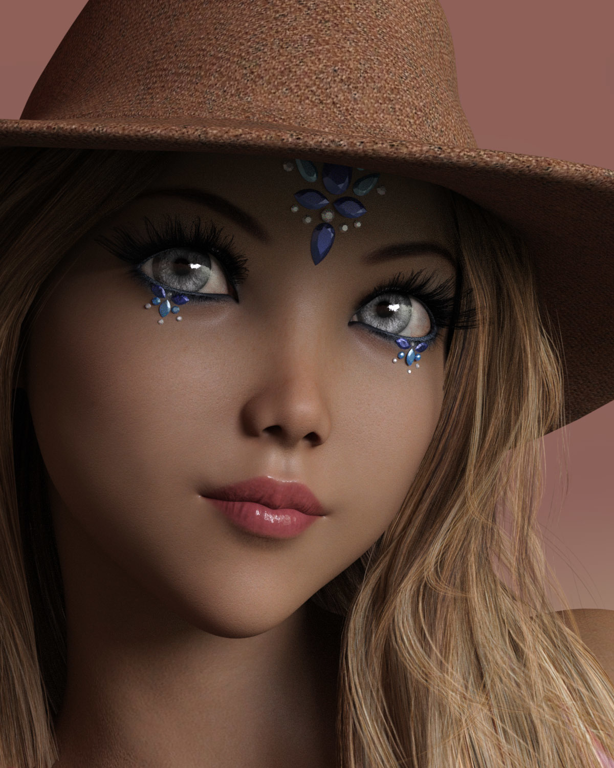 Face Jewels for Genesis 8 Females by N/A