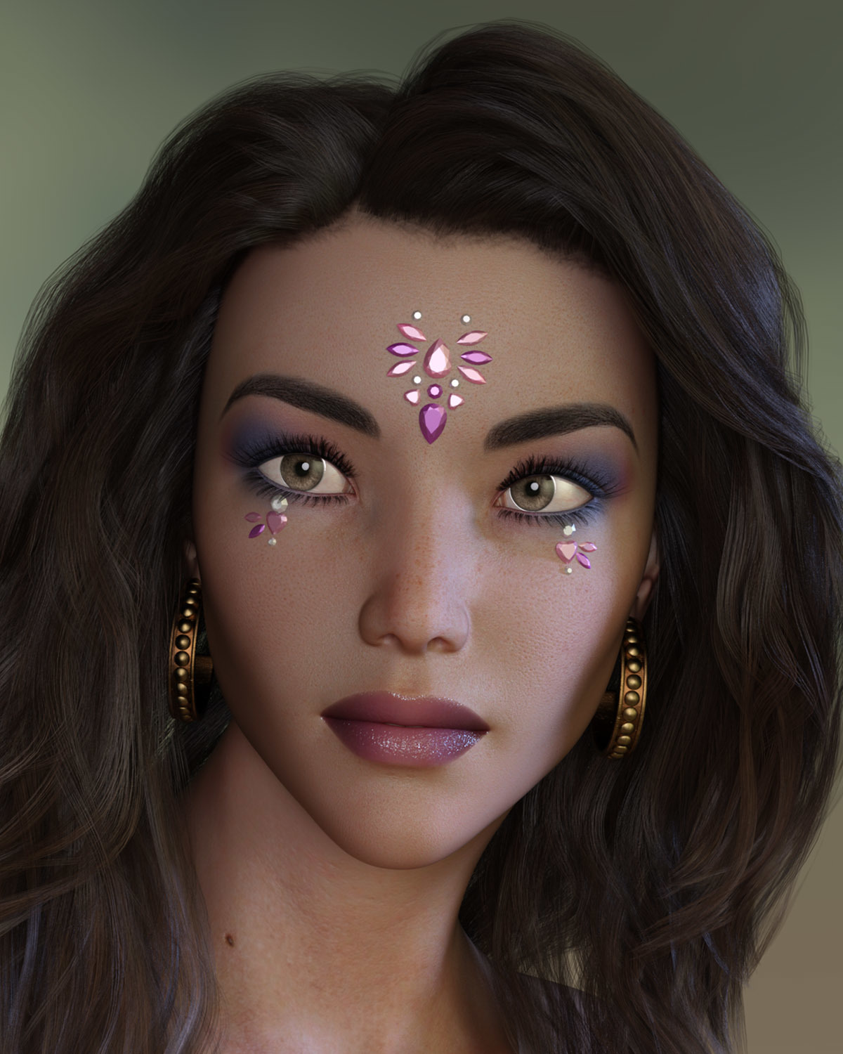 Face Jewels for Genesis 8 Females by N/A