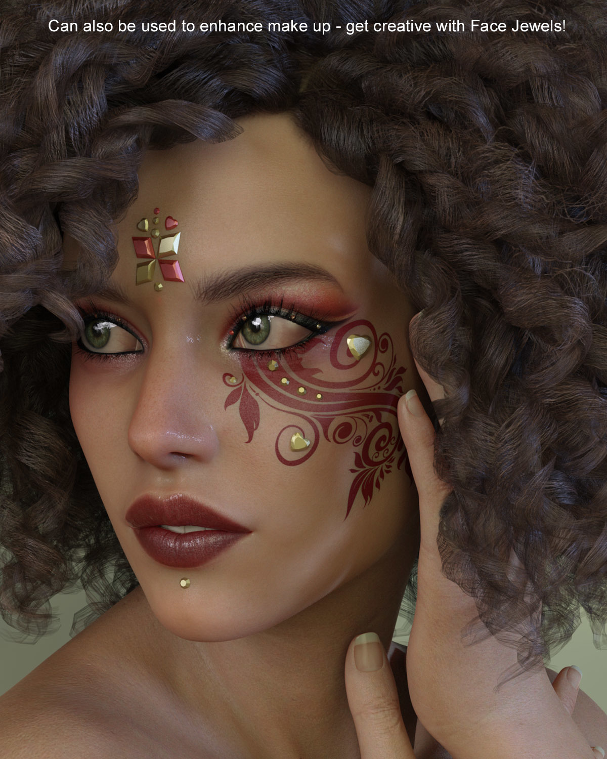 Face Jewels for Genesis 8 Females by N/A