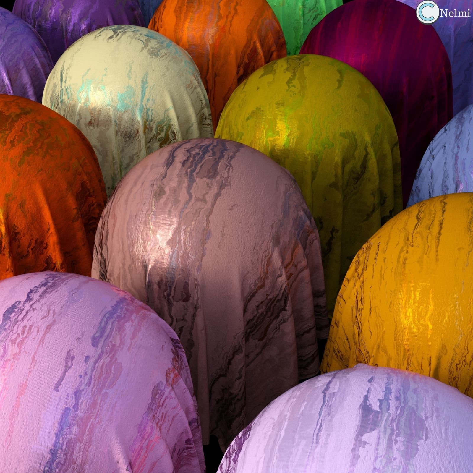 Abstract Fabric Iray Shaders by N/A