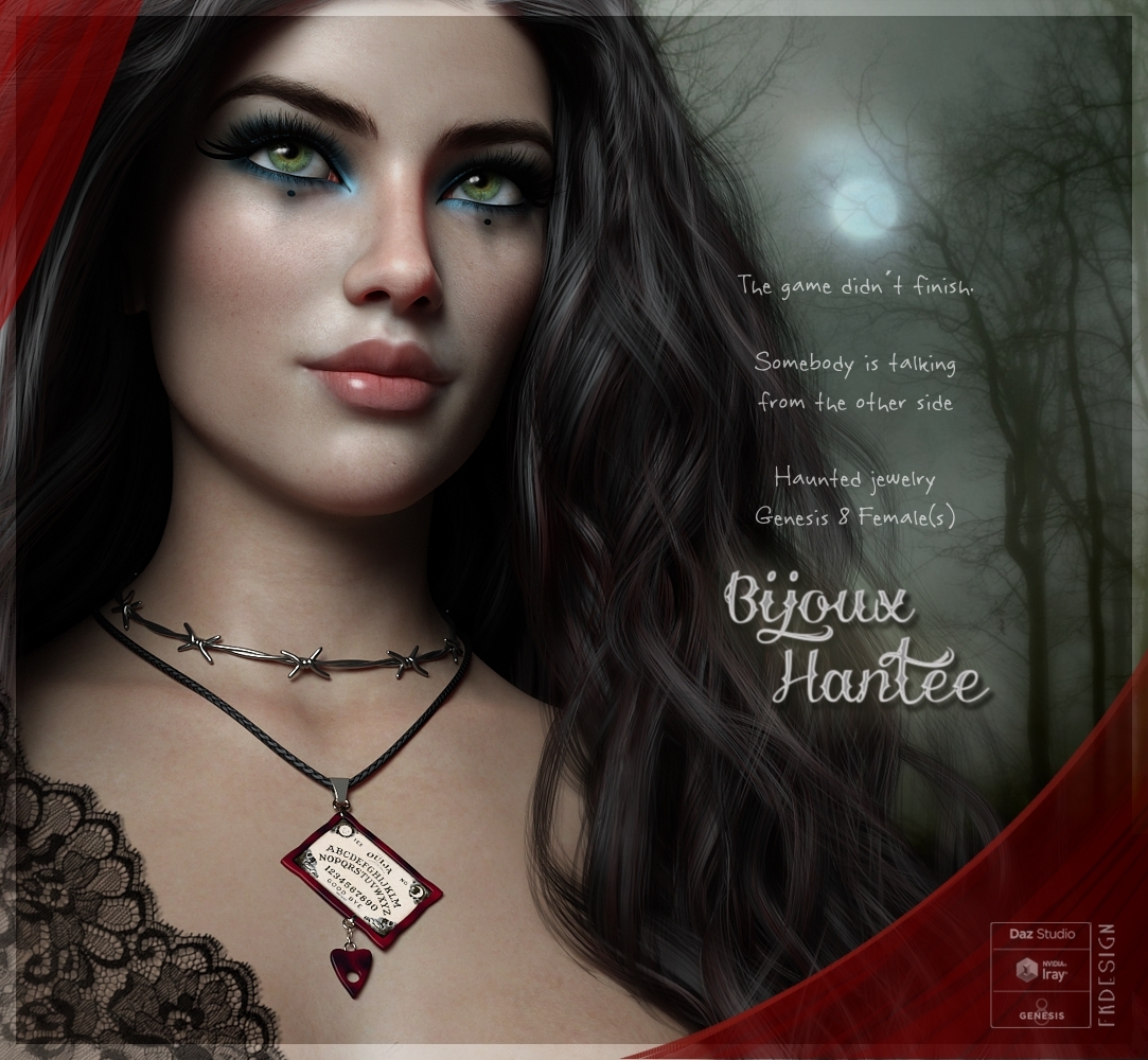 Bijoux Hantee for Genesis 8 Females by N/A