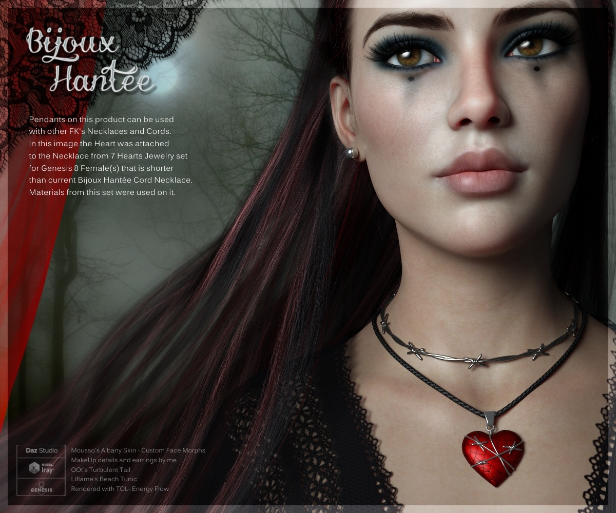 Bijoux Hantee for Genesis 8 Females by N/A