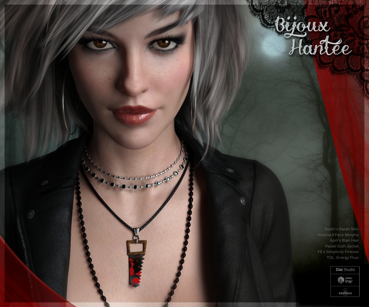 Bijoux Hantee for Genesis 8 Females by N/A
