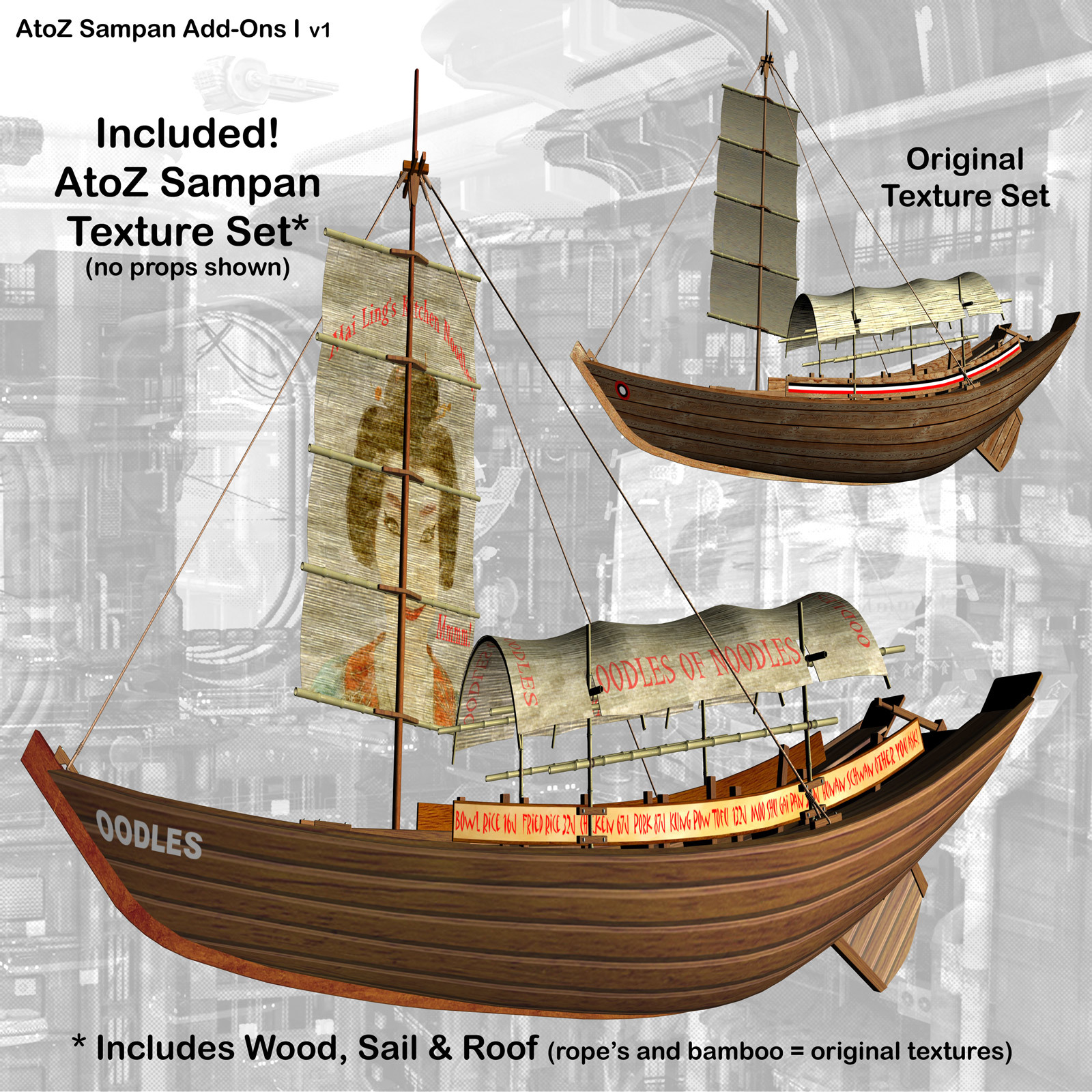 AtoZ Sampan Add-Ons I v1 by N/A