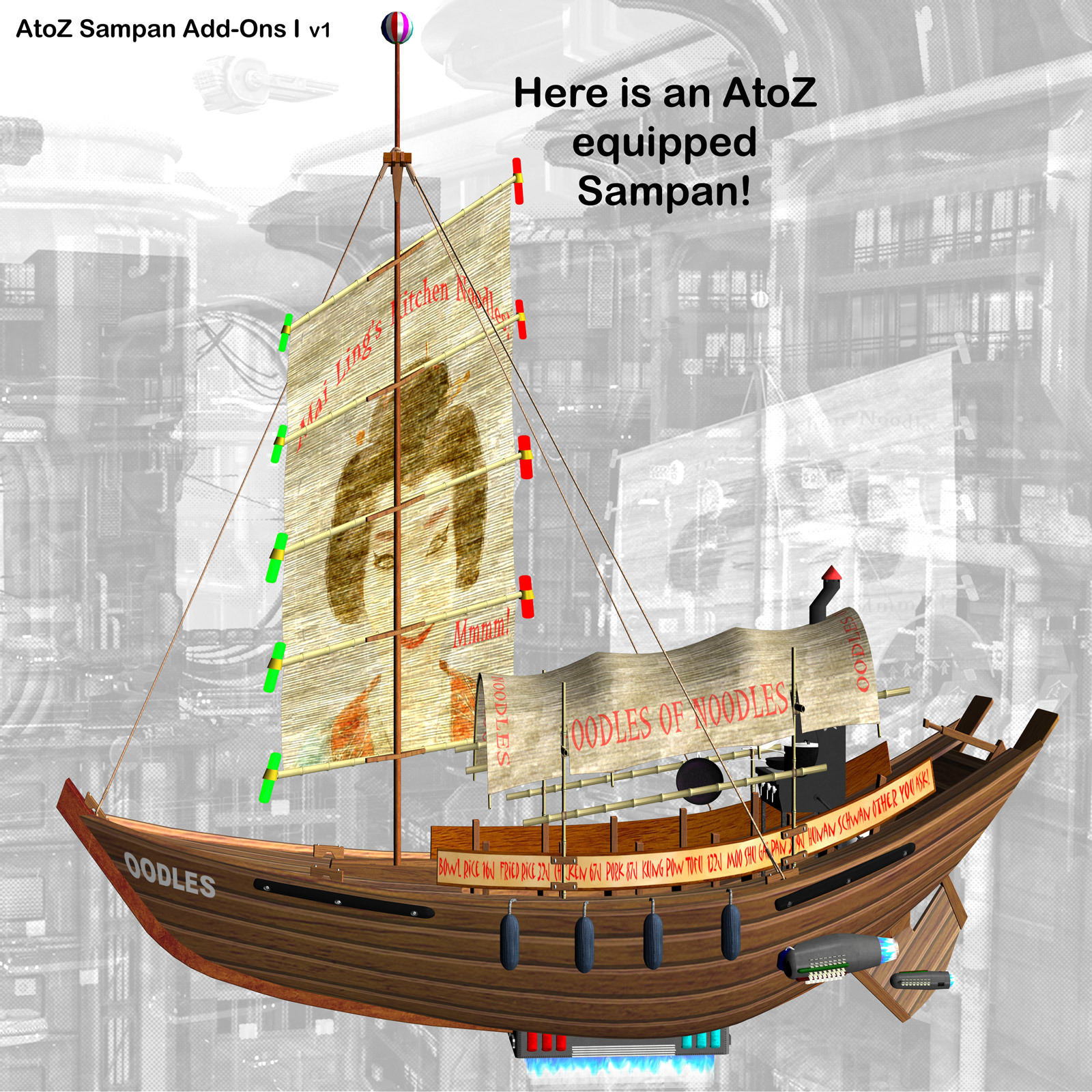 AtoZ Sampan Add-Ons I v1 by N/A