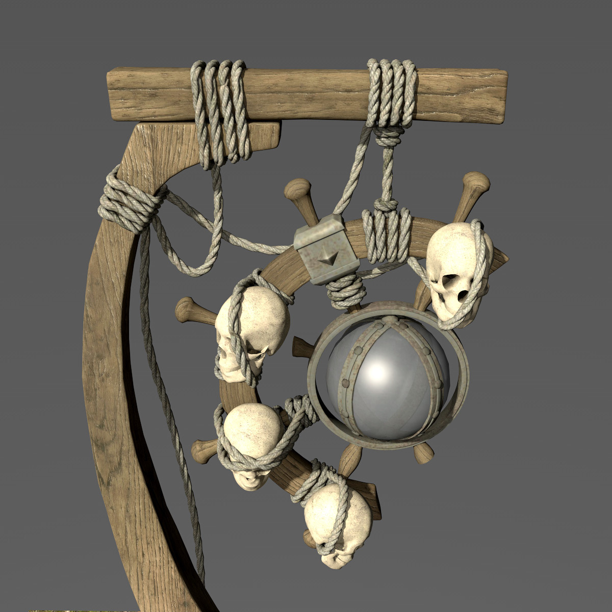 Skull Lantern for Daz Studio by N/A