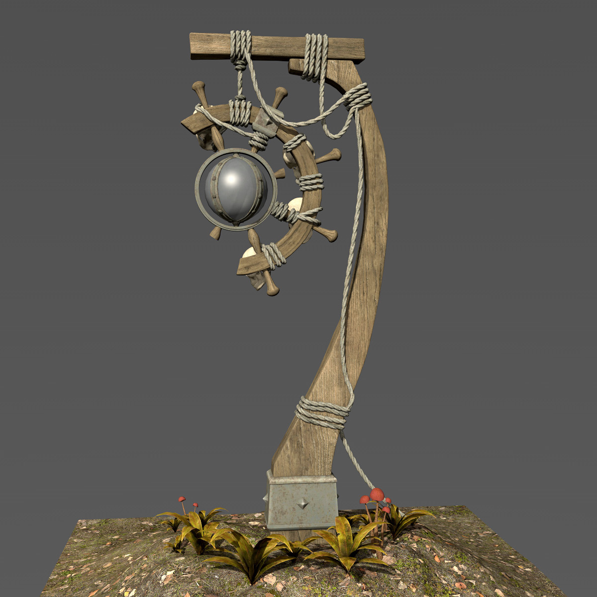 Skull Lantern for Daz Studio by N/A