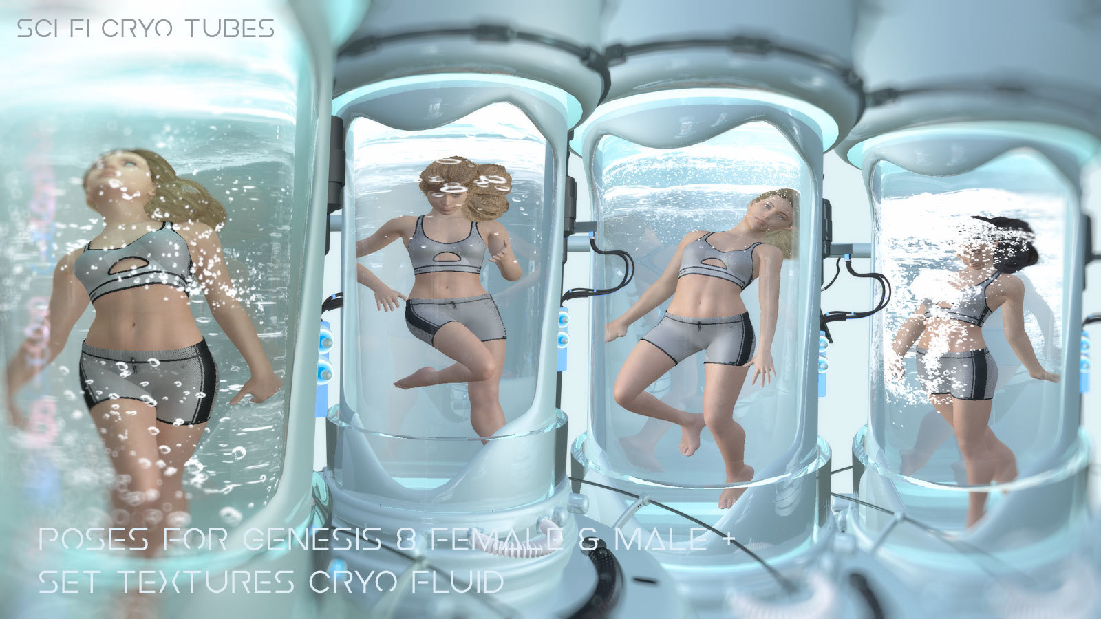 Sci Fi Cryo Tubes for DS by N/A