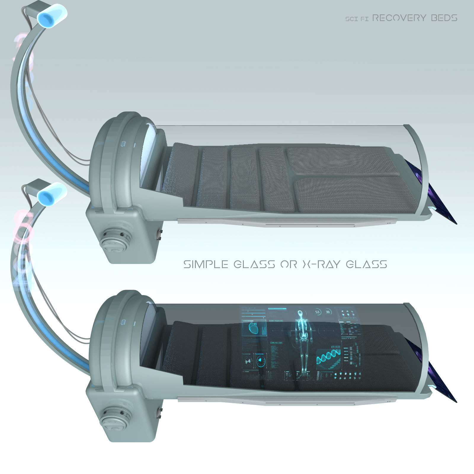 Sci Fi Recovery Bed for DS by N/A