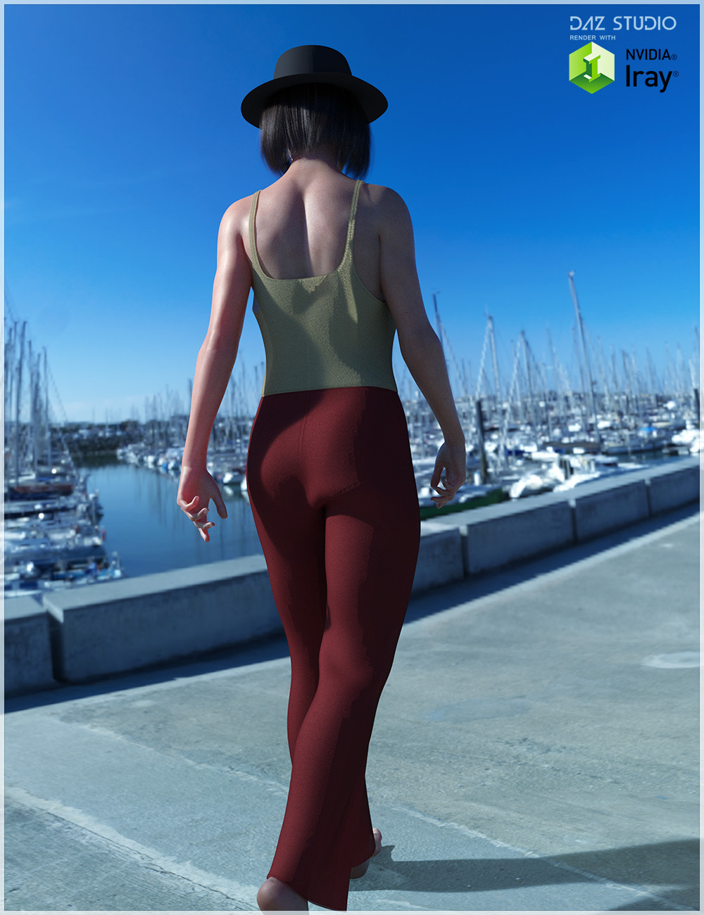 dForce Casual Fashion Outfit for Genesis 8 Female by N/A