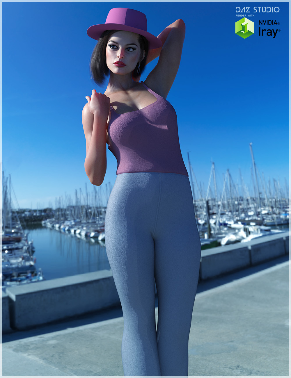 dForce Casual Fashion Outfit for Genesis 8 Female by N/A