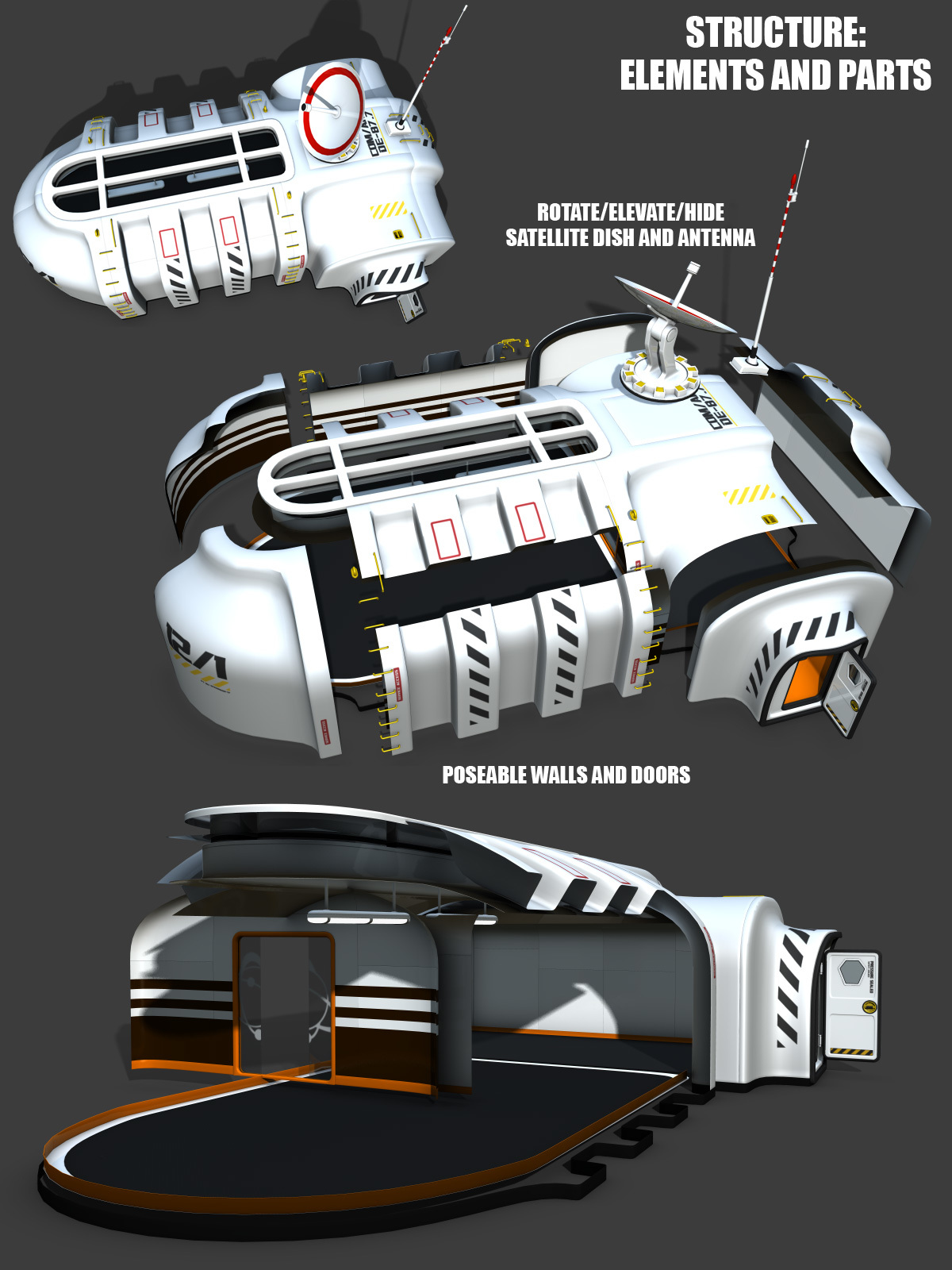 Colony Briefing Room for Poser and DS by N/A