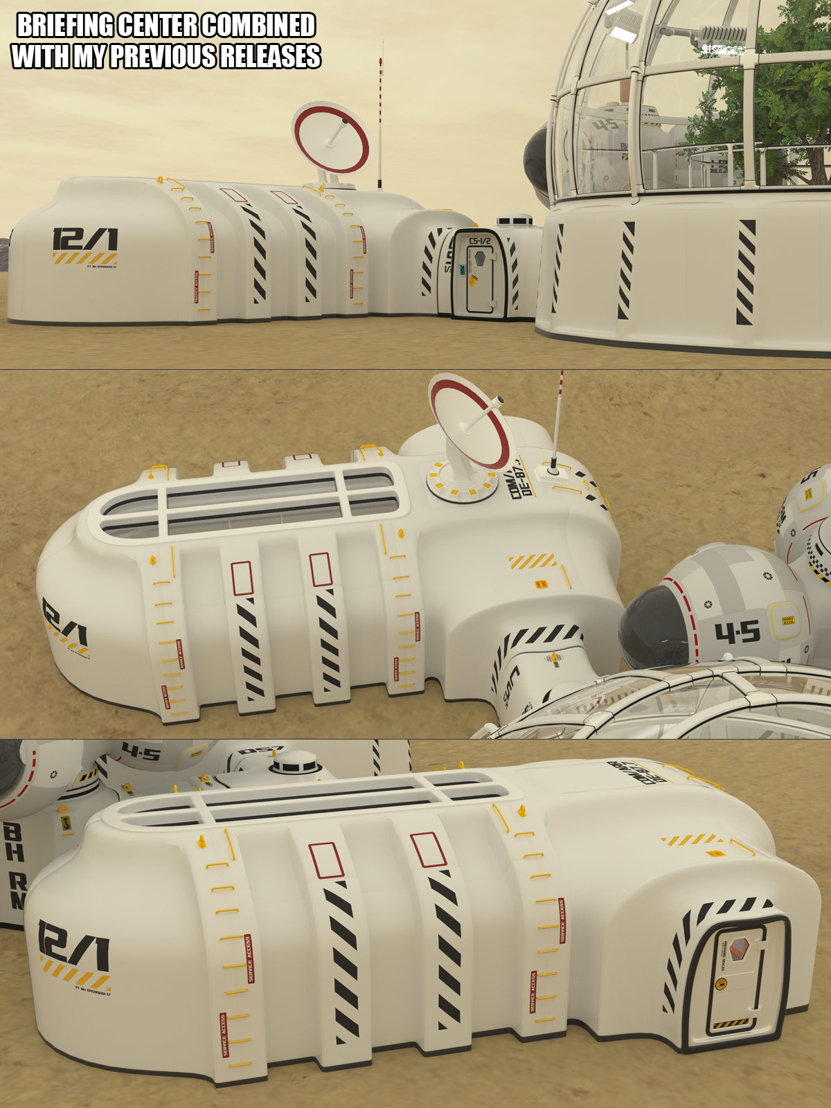 Colony Briefing Room for Poser and DS by N/A