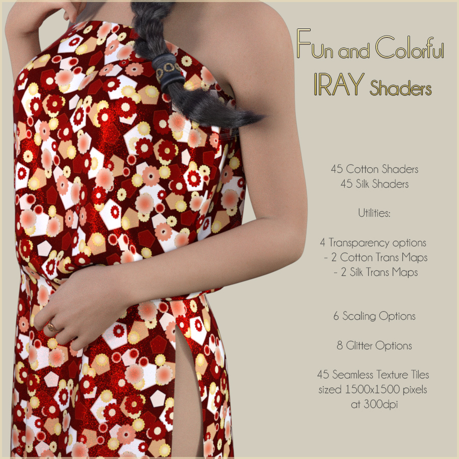Fun and Colorful IRAY Shaders by N/A