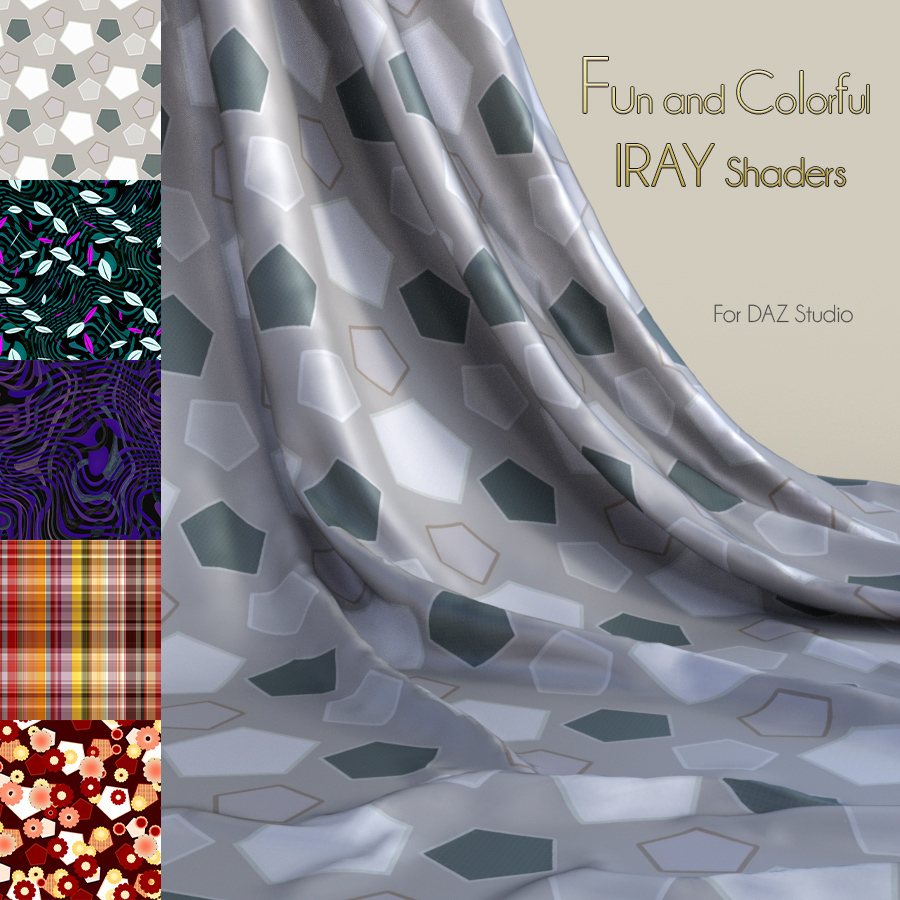 Fun and Colorful IRAY Shaders by N/A
