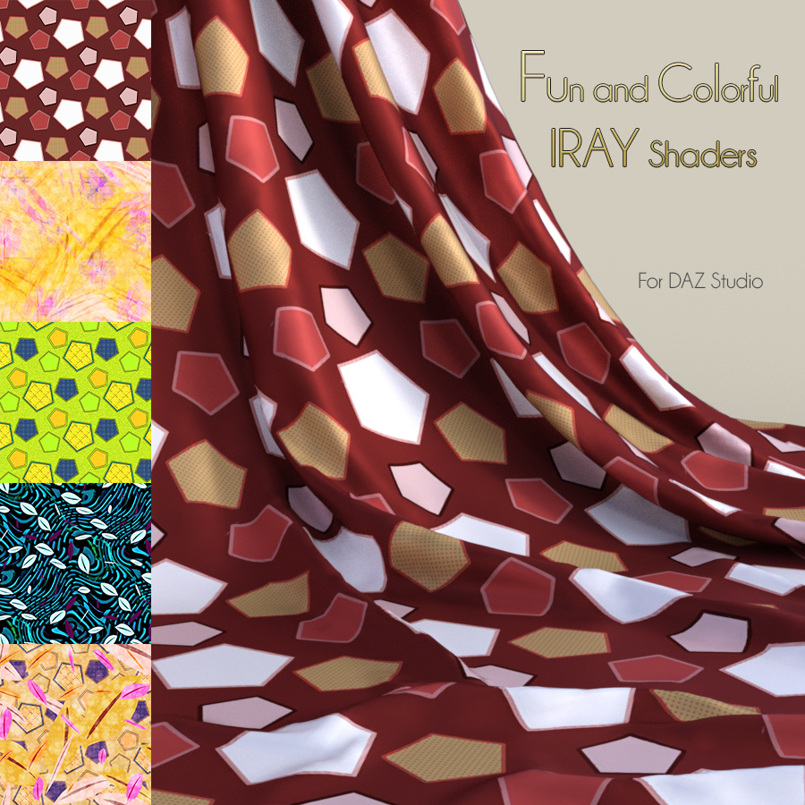 Fun and Colorful IRAY Shaders by N/A