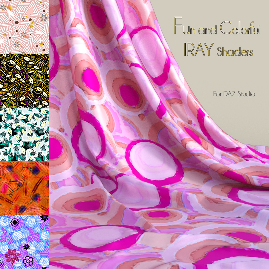 Fun and Colorful IRAY Shaders by N/A