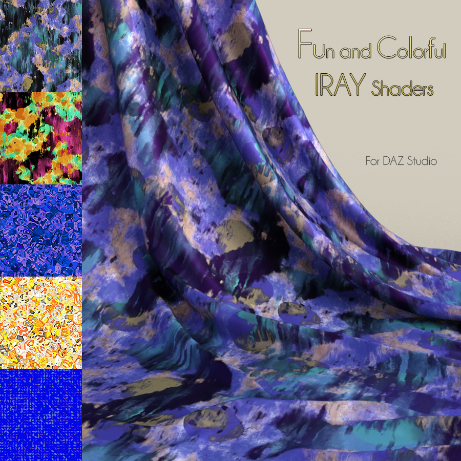 Fun and Colorful IRAY Shaders by N/A