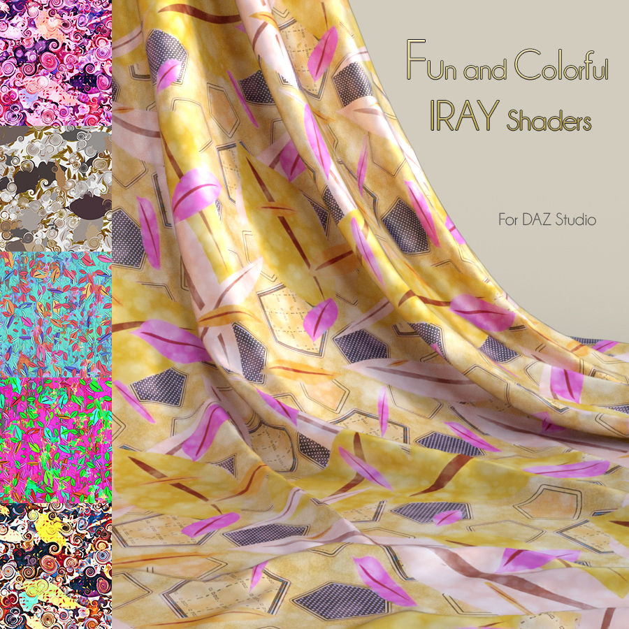Fun and Colorful IRAY Shaders by N/A