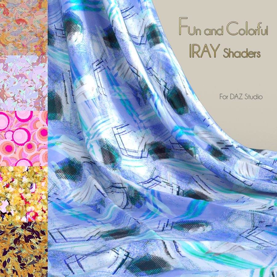 Fun and Colorful IRAY Shaders by N/A