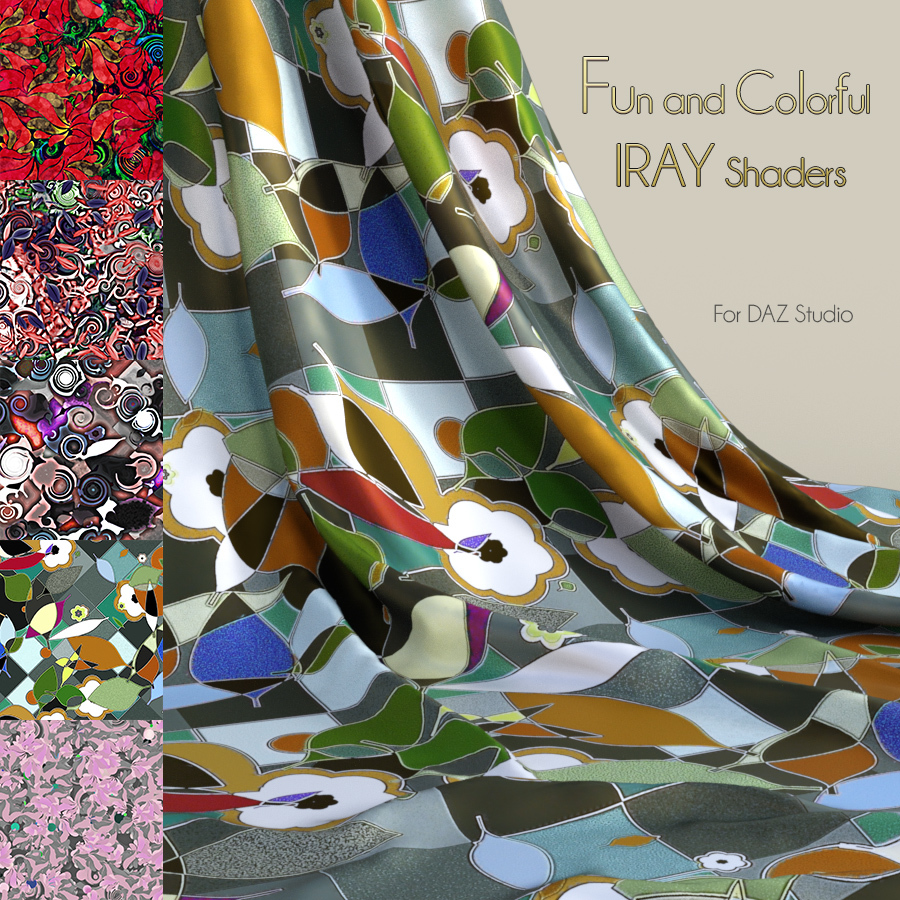 Fun and Colorful IRAY Shaders by N/A