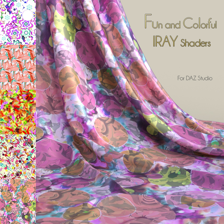 Fun and Colorful IRAY Shaders by N/A