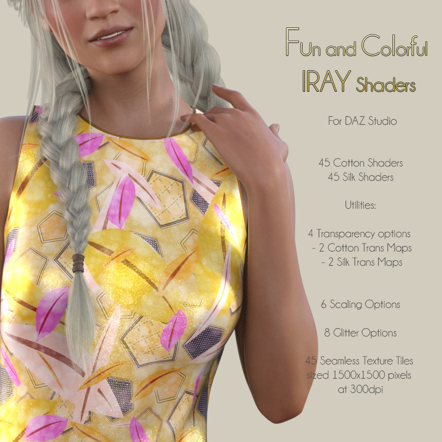 Fun and Colorful IRAY Shaders by N/A