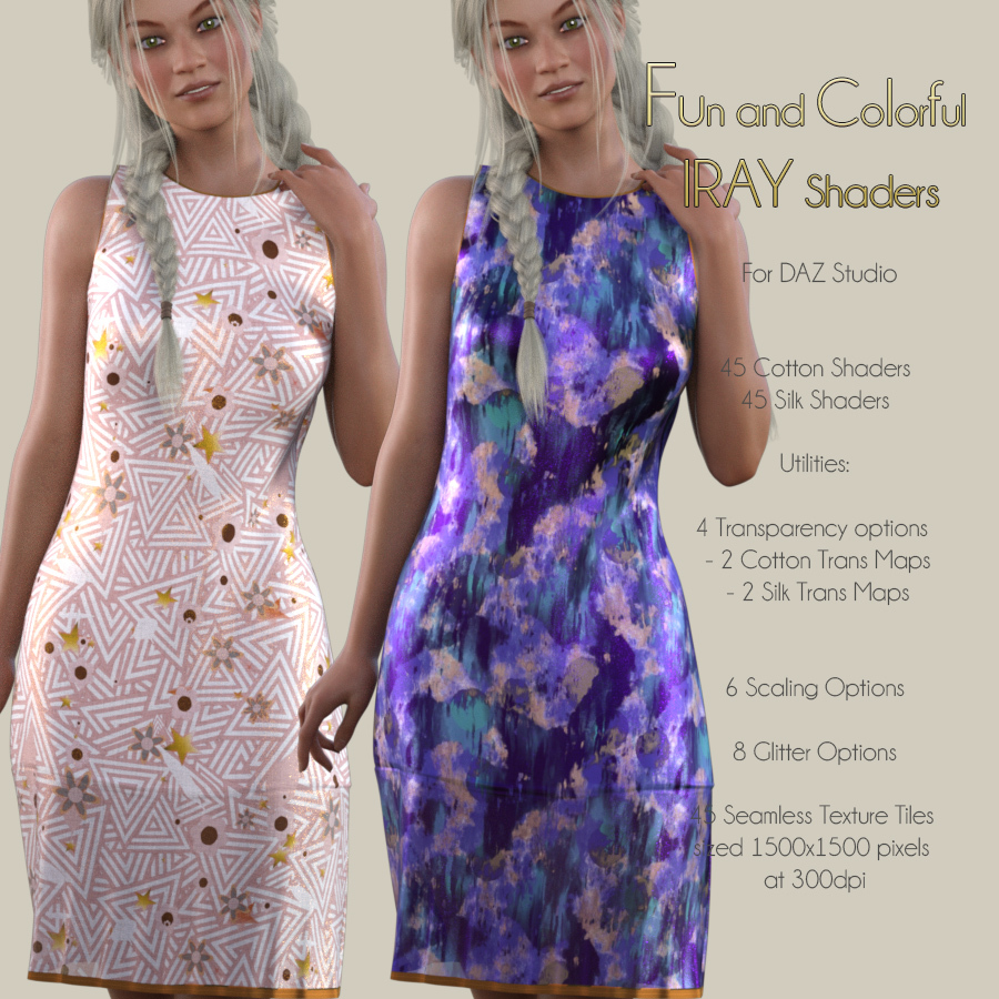 Fun and Colorful IRAY Shaders by N/A