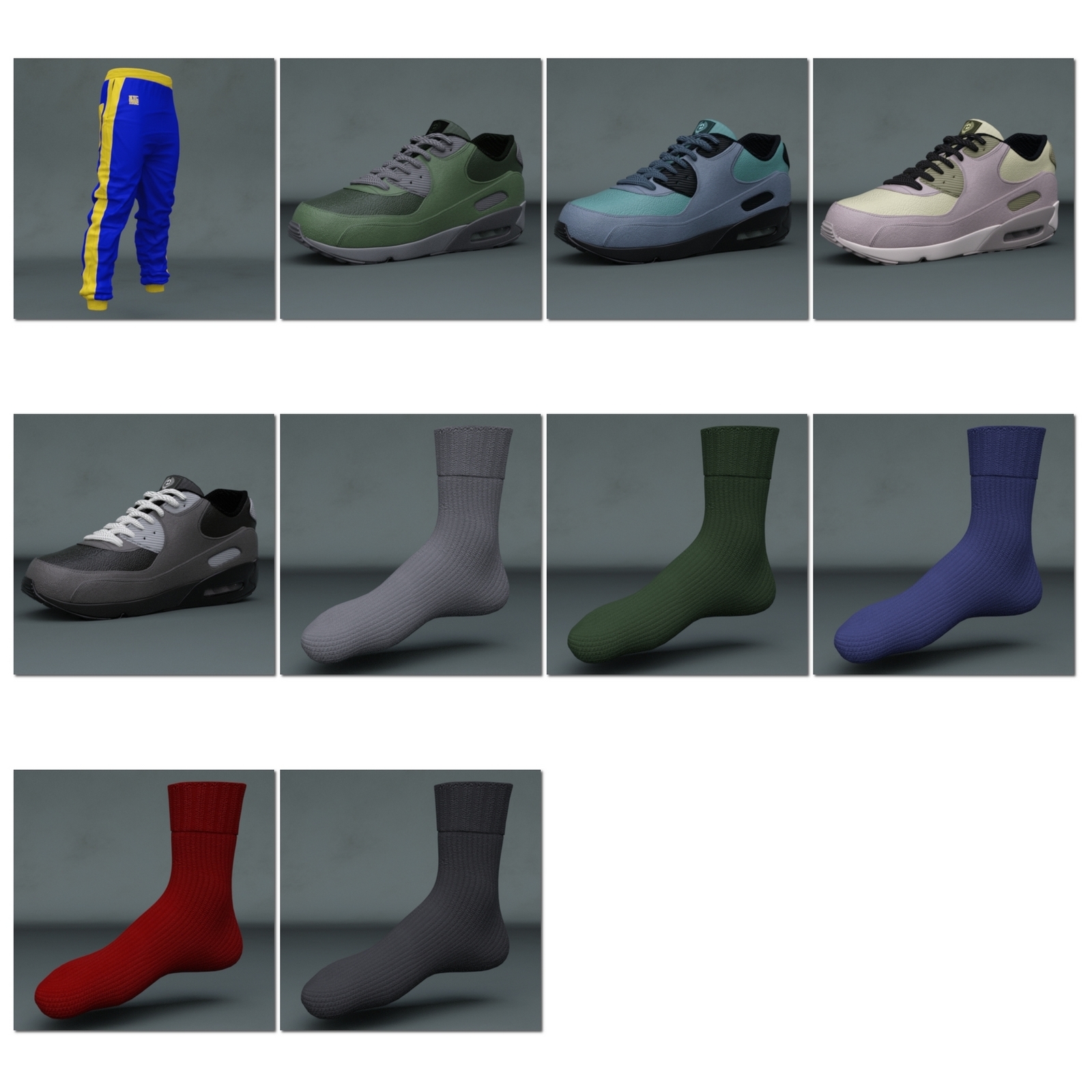 Add On for SDE Sweat Pack for Genesis 8 Males by N/A