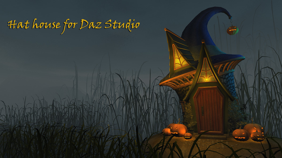Hat house for Daz Studio by N/A