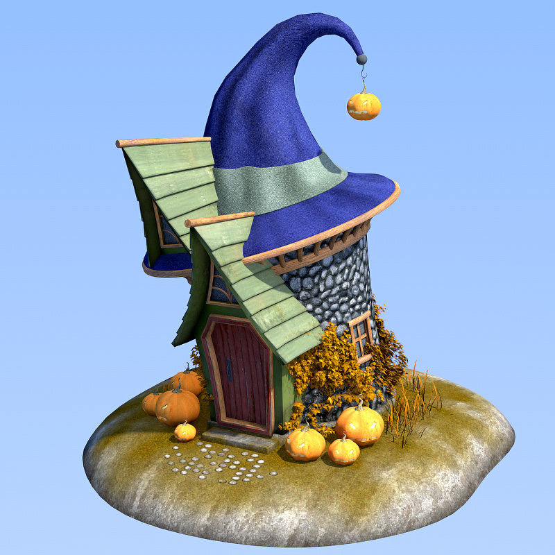 Hat house for Daz Studio by N/A