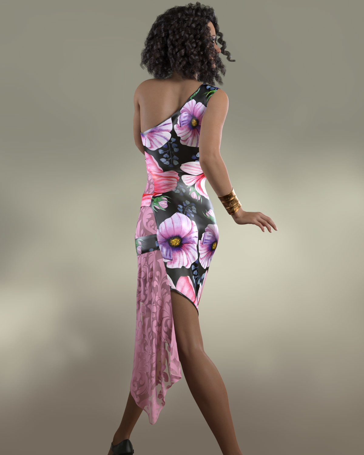 Cha Cha dforce dress for Genesis 8 Females by N/A