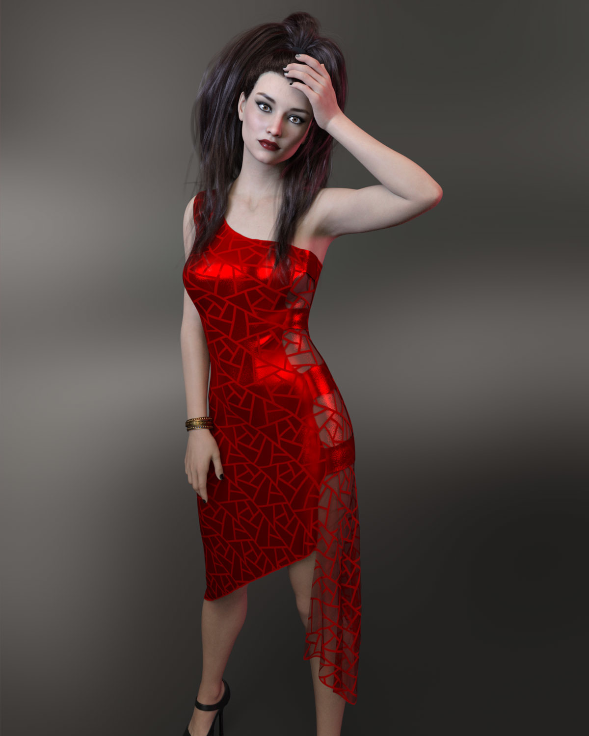 Cha Cha dforce dress for Genesis 8 Females by N/A
