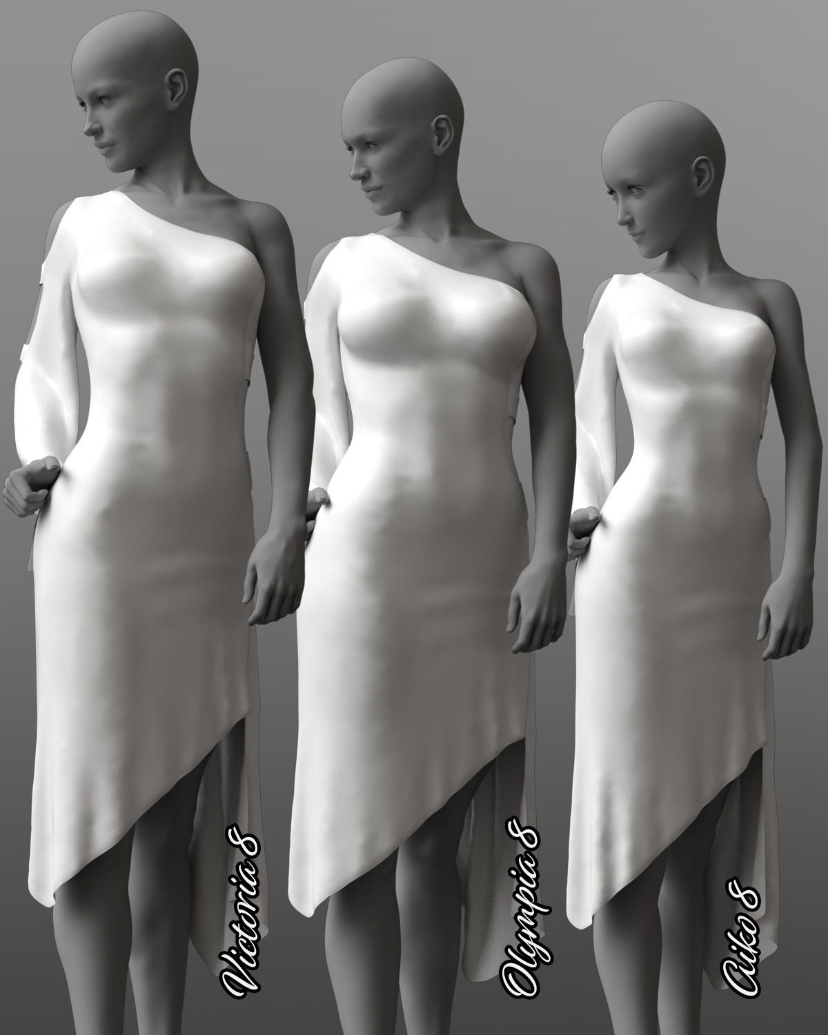 Cha Cha dforce dress for Genesis 8 Females by N/A