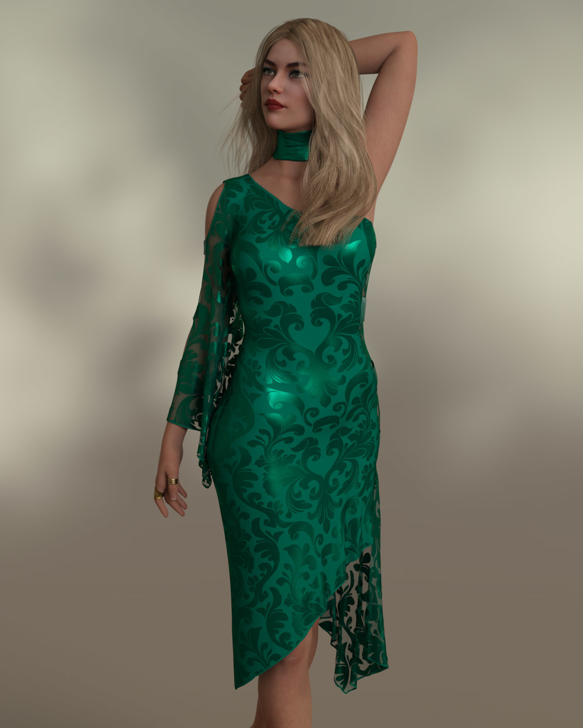 Cha Cha dforce dress for Genesis 8 Females by N/A