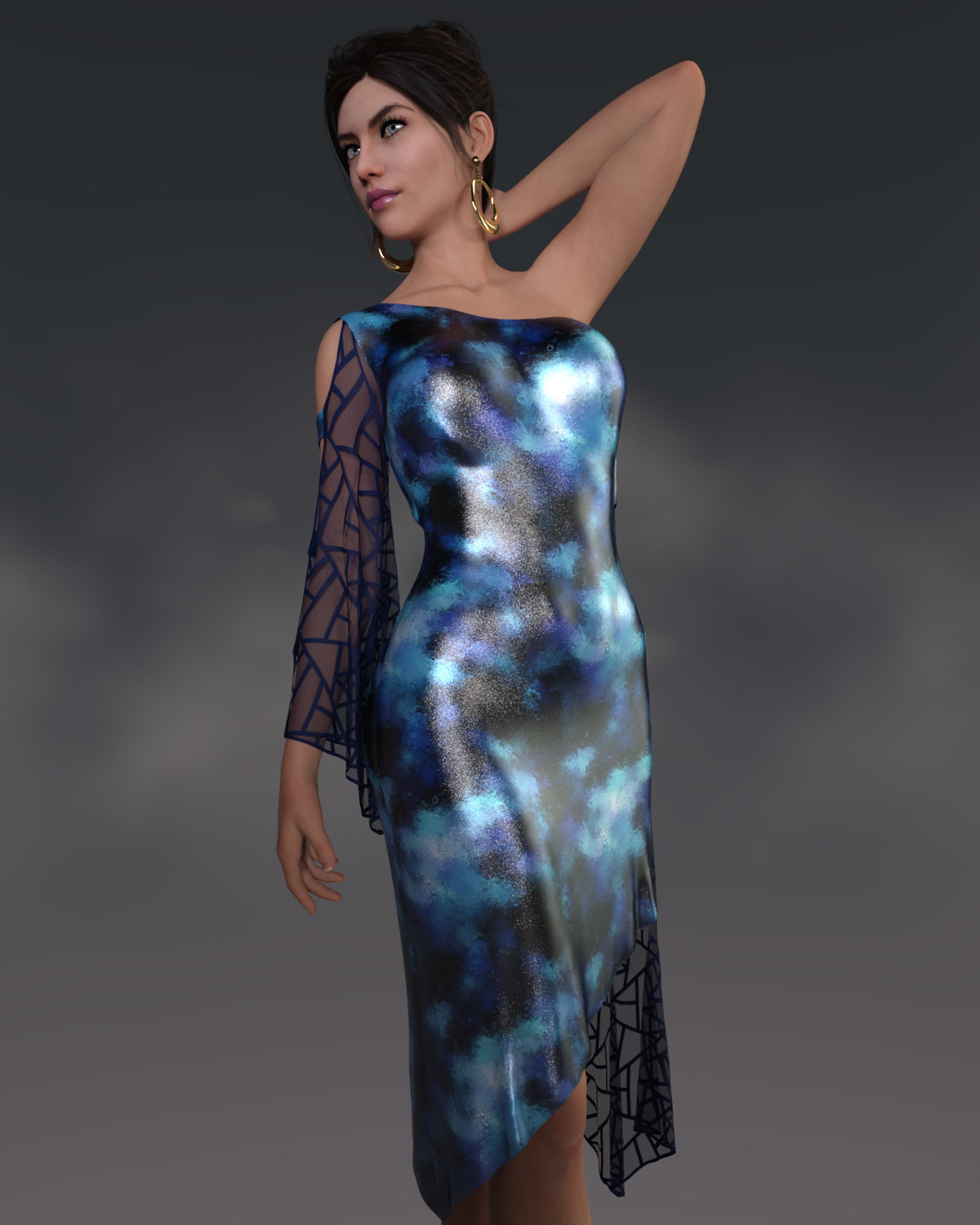 Cha Cha dforce dress for Genesis 8 Females by N/A