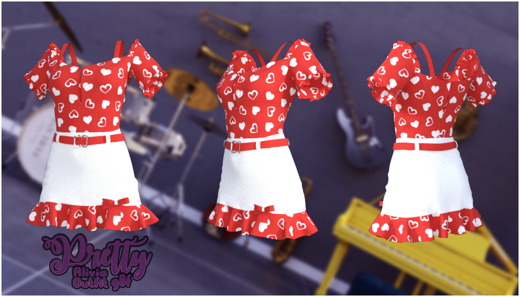 Pretty Alivia Outfit G8F by N/A