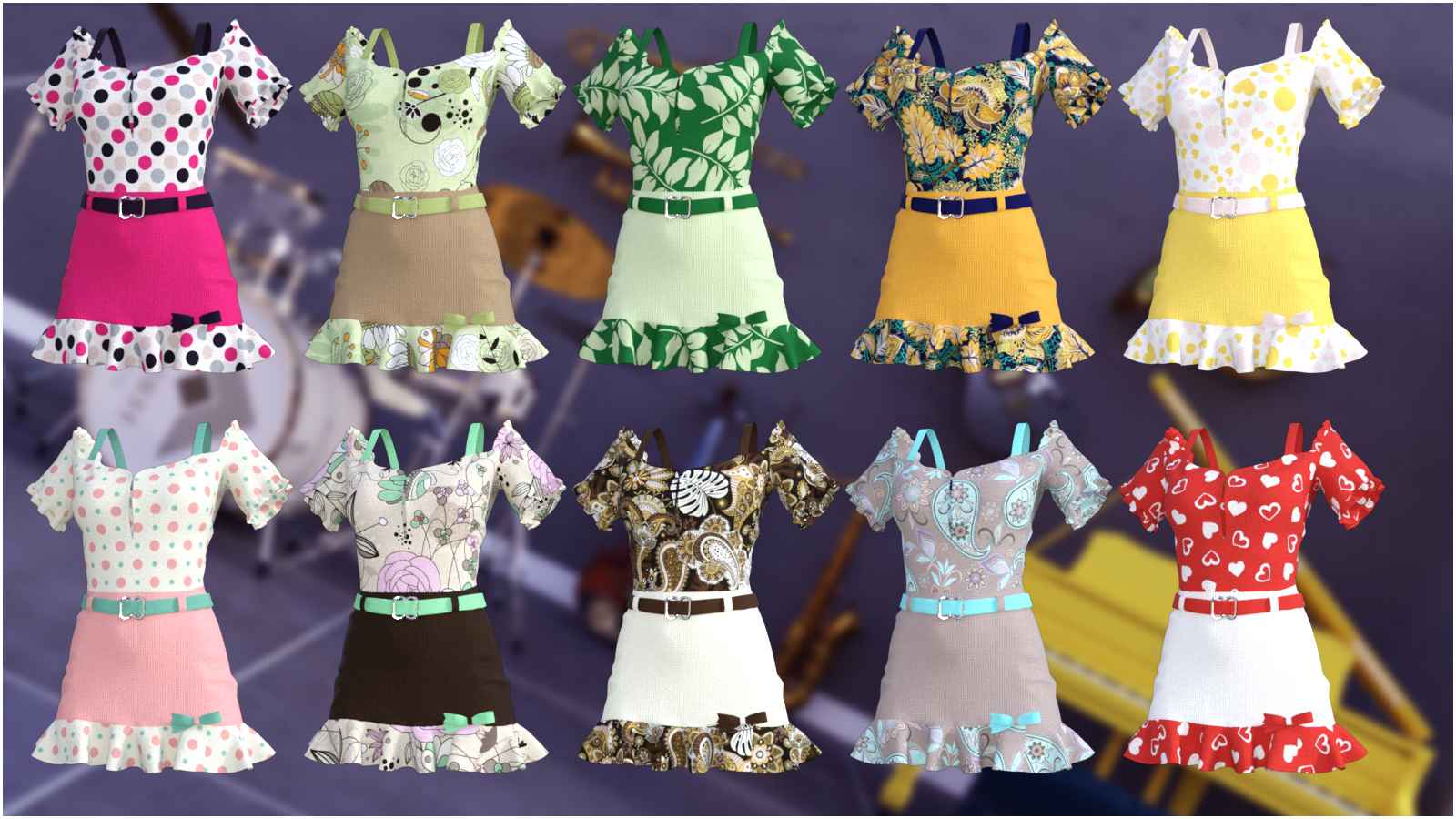 Pretty Alivia Outfit G8F by N/A