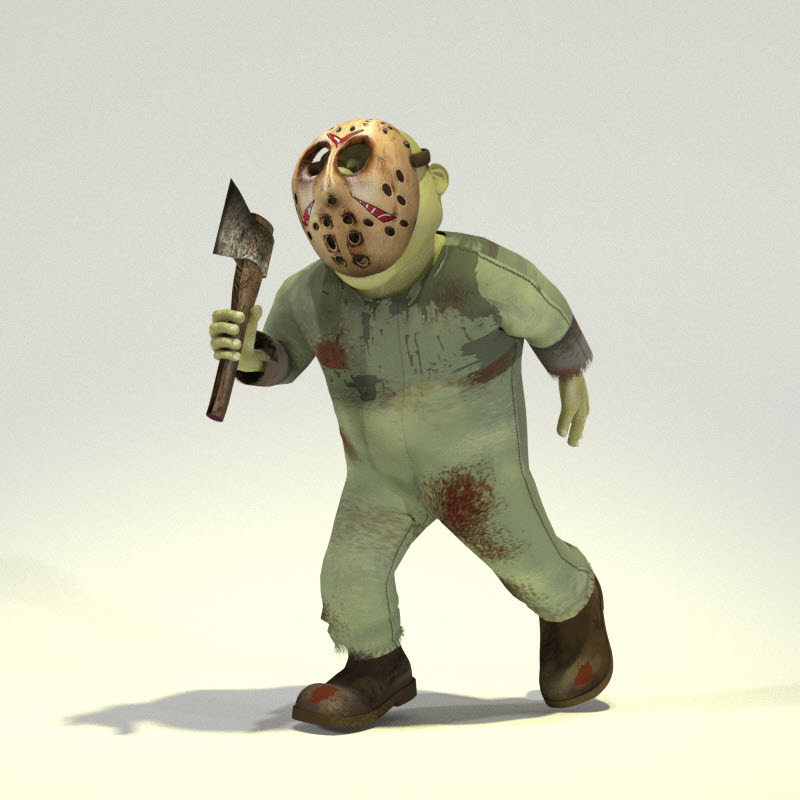 Hockey Mask Slasher 1983 for Chunk for Poser by N/A