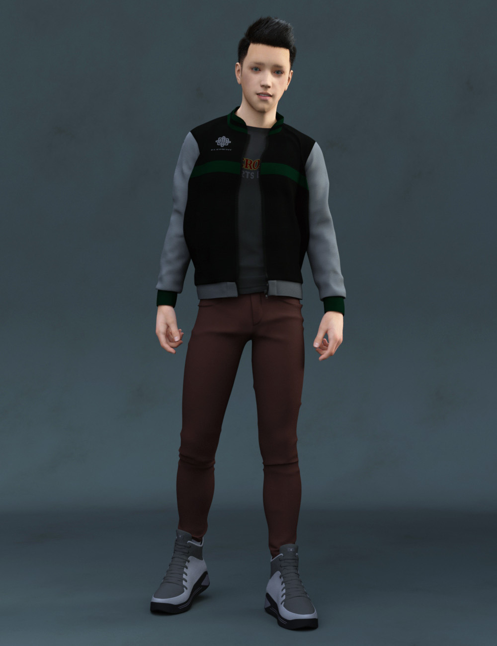 Add On for Back 2 School for Genesis 8 Males by N/A