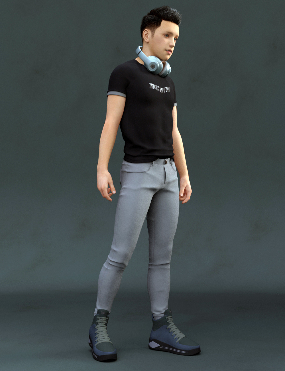 Add On for Back 2 School for Genesis 8 Males by N/A