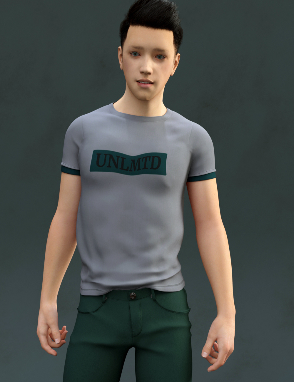 Add On for Back 2 School for Genesis 8 Males by N/A