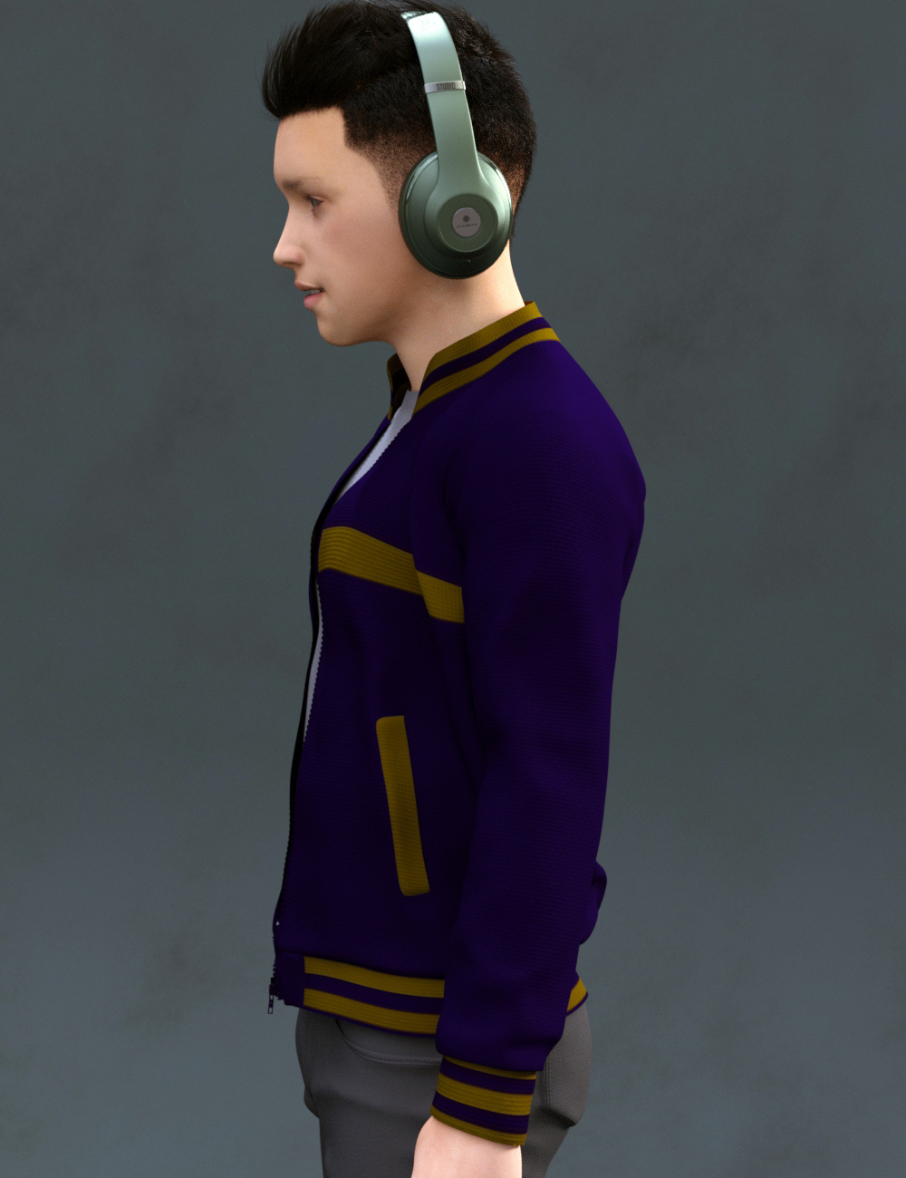 Add On for Back 2 School for Genesis 8 Males by N/A